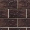 Клинкерная плитка Stroeher Kerabig KS 15 schokobraun рельефная, 302x148x12 мм
