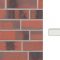 Клинкерная плитка угловая Stroeher Brickwerk 654 flammenrot 240x50x71x12 мм