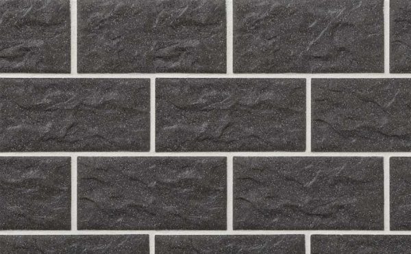 Клинкерная плитка Stroeher Kerabig KS 05 anthrazit рельефная, 302x148x12 мм