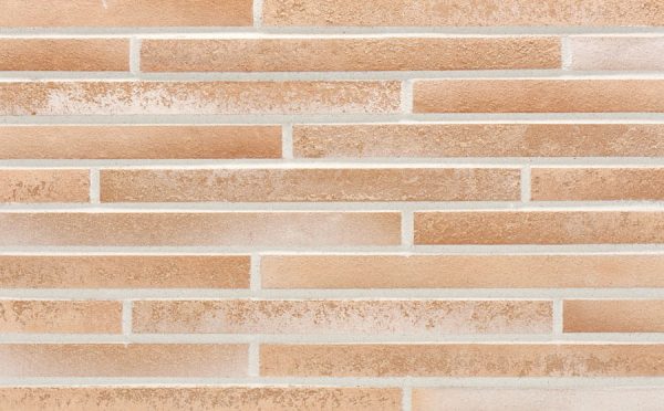Клинкерная плитка Stroeher Stiltreu 454 creme-weiss рельефная, 490x40x14 мм