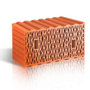 Блок керамический поризованный ЛСР 12,35 НФ, М100, 440x250x219 мм