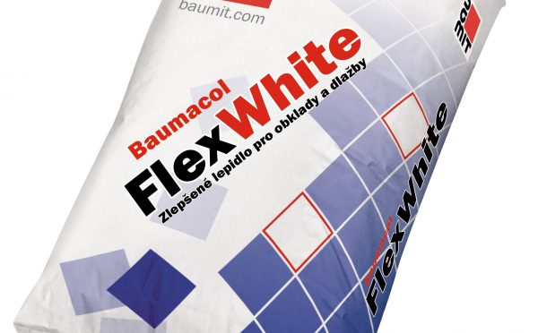 Тонкослойный эластичный плиточный клей Baumit Baumacol FlexWhite, 25кг