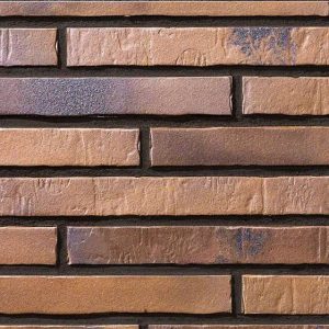 Клинкерная плитка Stroeher Glanzstueck №5 рельефная, 440x52x14 мм