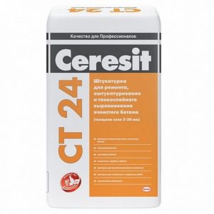 Штукатурка для ячеистого бетона Ceresit  СТ 24, 25кг