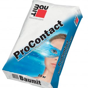 Универсальный клеевой и базовый штукатурный состав Baumit ProContact, 25кг