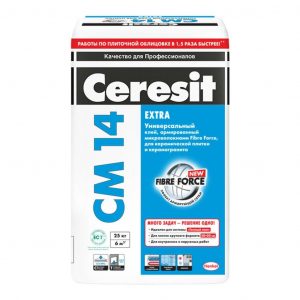 Клей для плитки Ceresit Extra CM 14, 25кг