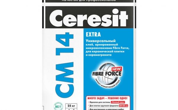 Клей для плитки Ceresit Extra CM 14, 25кг