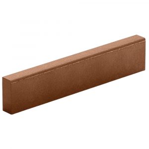 Бордюр бетонный тротуарный коричневый 1000x200x80 мм